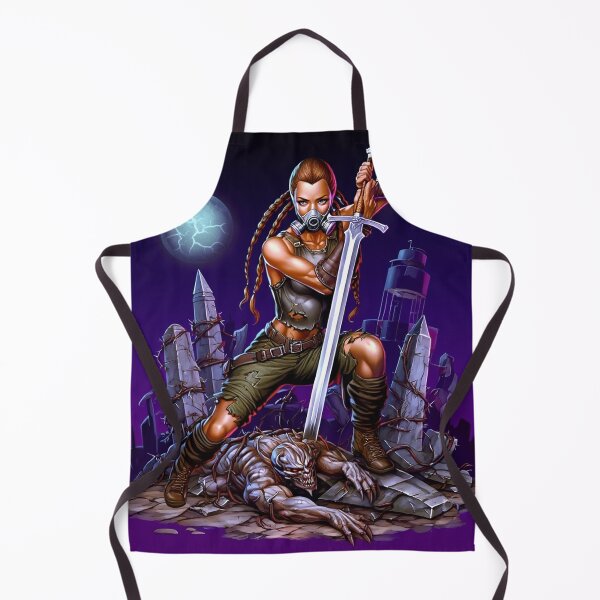 Item preview,  The robot slayer The Wasteland Wanderer post apocalyptic fallout apocalypse woman  designed and sold by Vintage Designs +.