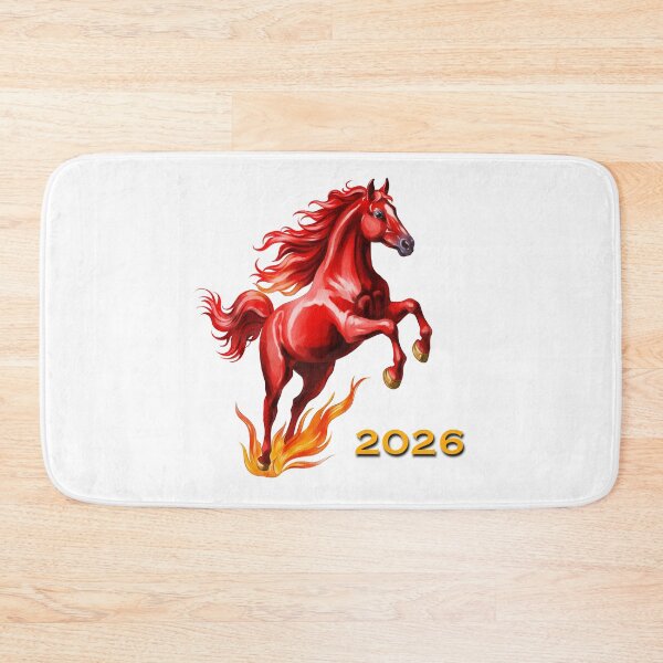 Item preview, 2026 year of the red horse celebrations with symbolic artwork designed and sold by Ms. Iryna.