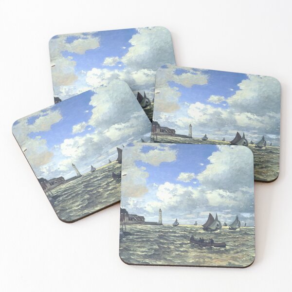 Item preview, The Seine Estuary at Honfluer   1865 by Claude Monet designed and sold by GabyddAlessandr.