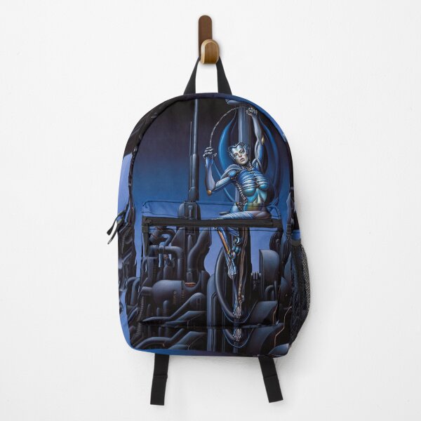 Item preview,  Biomechanical  Alien woman Gothic heavy metal landscape art designed and sold by Vintage Designs +.