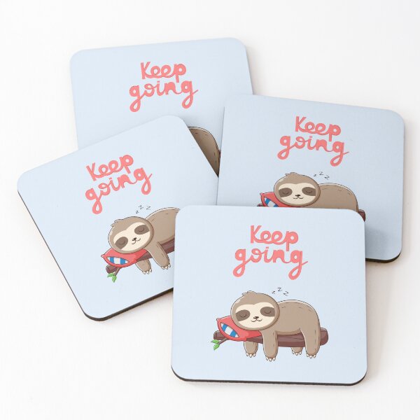 Item preview, Keep Going Lazy Sloth designed and sold by FanFest.