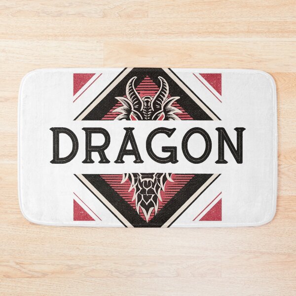 Item preview, Infernal Crest Dragon Typography designed and sold by Alahchin Art.