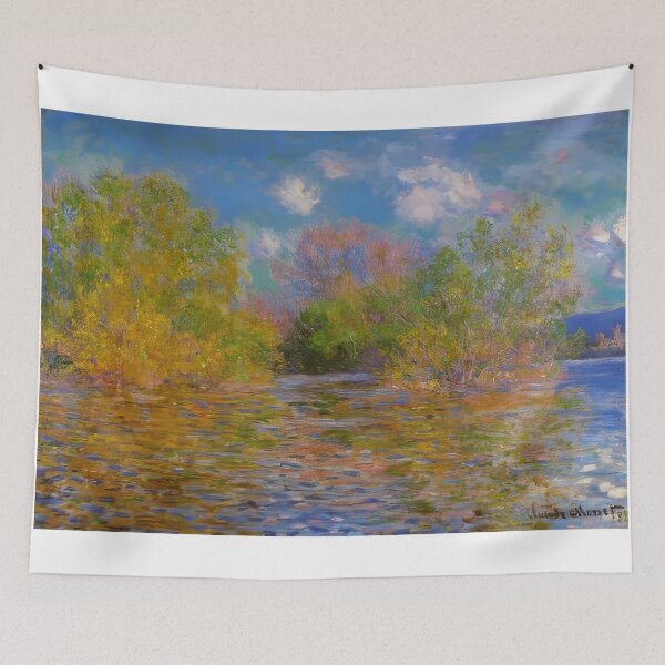 Item preview, The Seine near Giverny   1888 by Claude Monet designed and sold by GabyddAlessandr.