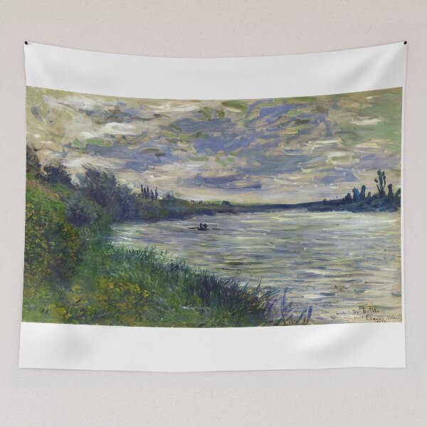 Item preview, The Seine near Vetheuil Stormy Weather   1878 by Claude Monet designed and sold by GabyddAlessandr.