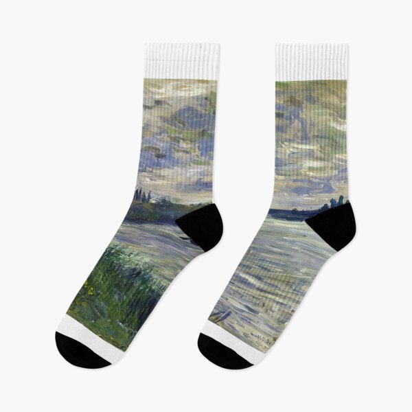 Item preview, The Seine near Vetheuil Stormy Weather   1878 by Claude Monet designed and sold by GabyddAlessandr.