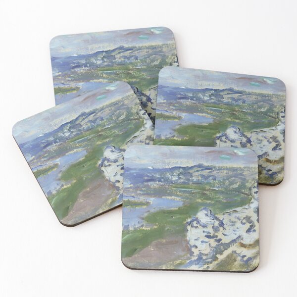 Item preview, The Seine seen from the heights Chantemesle   1881 by Claude Monet designed and sold by GabyddAlessandr.