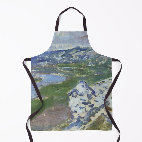 Item preview, The Seine seen from the heights Chantemesle 1881 by Claude Monet designed and sold by GabyddAlessandr.