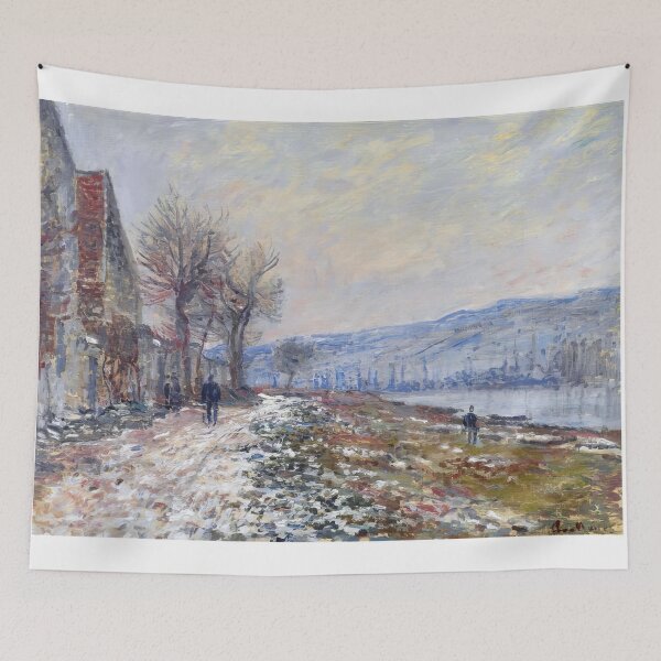 Item preview, The Siene at Lavacourt Effect of Snow   1879 by Claude Monet designed and sold by GabyddAlessandr.