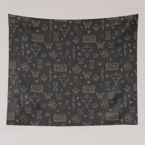 Item preview, Mystic Occult Goth | Occult Witchy Symbols | Gothic Mystic Pattern designed and sold by EnchantedDesigns .