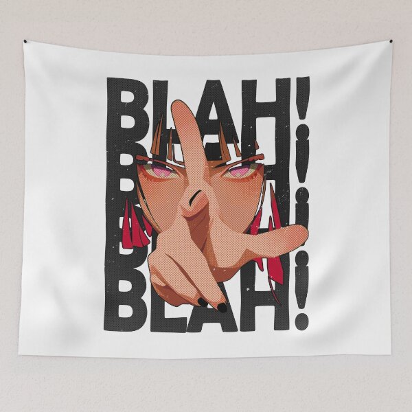 Item preview, Anime Girl Blah Blah Blah T-Shirt, Pop Art Manga Halftone Graphic Tee, Funny Attitude Shirt. Streetwear Anime Aesthetic, Female Power Design designed and sold by ReFreshU Shop Designs.