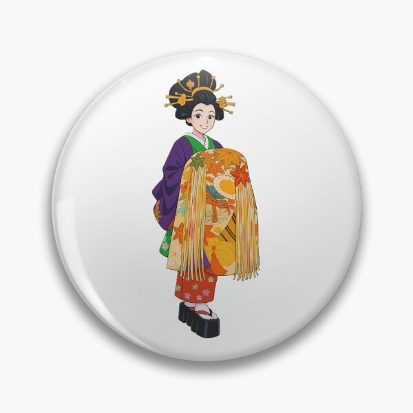 Item preview, Elegant Edo Beauty in Kimono Art designed and sold by tohnoyou.
