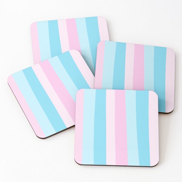 Item preview, Pink and Blue Minimalist Abstract Stripes designed and sold by JulzPink.