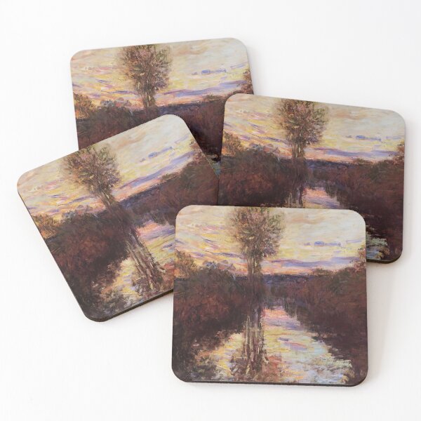 Item preview, The Small Arm of the Seine at Mosseaux Evening   1878 by Claude Monet designed and sold by GabyddAlessandr.