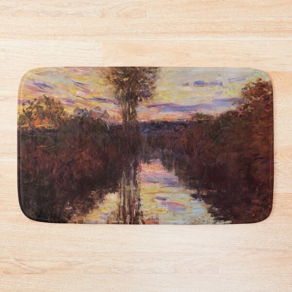 Item preview, The Small Arm of the Seine at Mosseaux Evening   1878 by Claude Monet designed and sold by GabyddAlessandr.