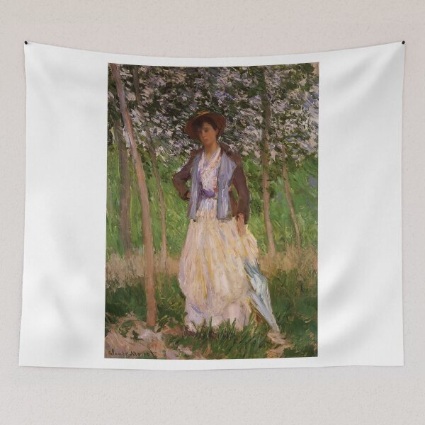 Item preview, The Stroller  Suzanne Hoschede   1887 by Claude Monet designed and sold by GabyddAlessandr.