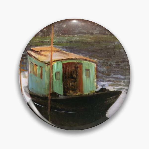 Item preview, The Studio Boat   1874 by Claude Monet designed and sold by GabyddAlessandr.