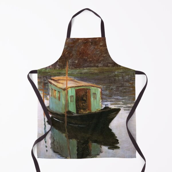 Item preview, The Studio Boat 1874 by Claude Monet designed and sold by GabyddAlessandr.