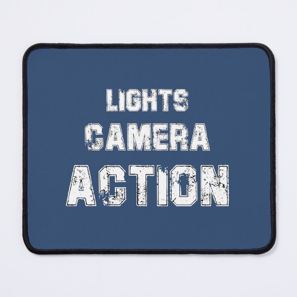 Item preview, LIGHTS, CAMERA, ACTION designed and sold by Action-Merch.