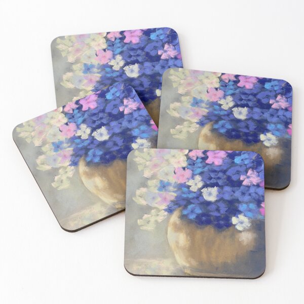 Item preview, Hydrangeas in brass vessel designed and sold by Carleyx1234.