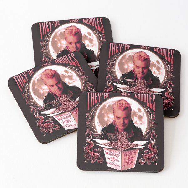 Item preview, They’re Only Noodles, Michael – Lost Boys Vampire Art designed and sold by Overthinkers Anonymous.