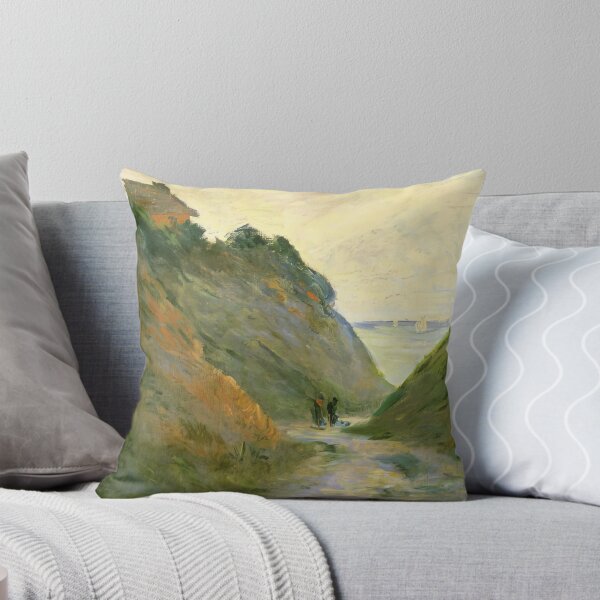 Item preview, The Sunken Road in the Cliff at Varangeville   1882 by Claude Monet designed and sold by GabyddAlessandr.