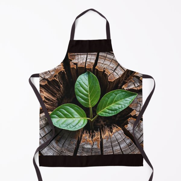Item preview, Green Plant Growing in Cracked Tree Trunk designed and sold by sneidere9dace.