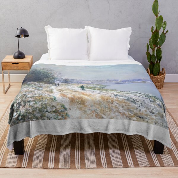 Item preview, The Tow Path at Argenteuil Winter   1875 by Claude Monet designed and sold by GabyddAlessandr.