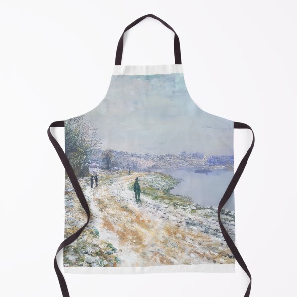 Item preview, The Tow Path at Argenteuil Winter   1875 by Claude Monet designed and sold by GabyddAlessandr.