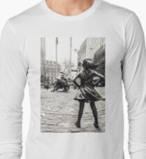 Camiseta de manga larga Fearless Girl & Bull NYC