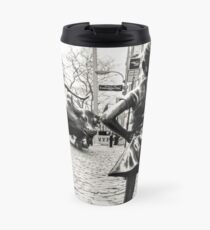 Taza de viaje Fearless Girl & Bull NYC