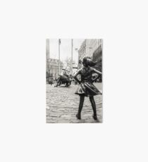 Fearless Girl & Bull NYC Art Board