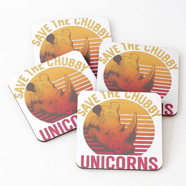 Item preview, Save the Chubby Unicorns Vintage Rhino designed and sold by haitrieuic96.