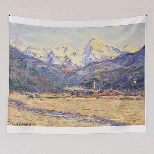 Item preview, The Valley of the Nervia   1884 by Claude Monet designed and sold by GabyddAlessandr.