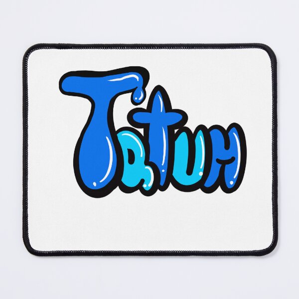 Item preview, Tatum Top 100 popular boys and men name Blue graffiti bubble letters Personalized Custom Name gift ideas for Tatum designed and sold by Artonmytee.