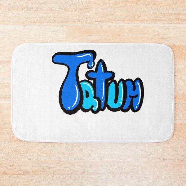 Item preview, Tatum Top 100 popular boys and men name Blue graffiti bubble letters Personalized Custom Name gift ideas for Tatum designed and sold by Artonmytee.