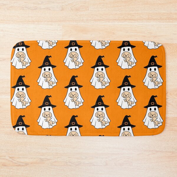 Artikelvorschau, Cockapoo Hund Halloween Geist Hexenhut Mama Papa Kinder entworfen und verkauft von FurryHavenPH.