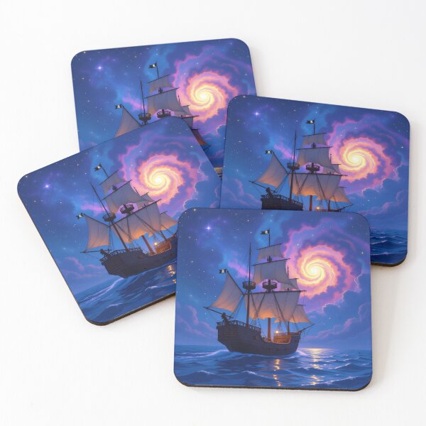 Item preview, Ship in sea with Whirlpool of clouds designed and sold by Nuvio Designs.