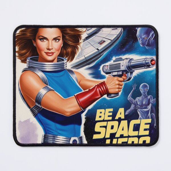 Item preview, Vintage 50s pulp scifi Movie Poster design cool kitsch artwork pop trendy designed and sold by Vintage Designs +.
