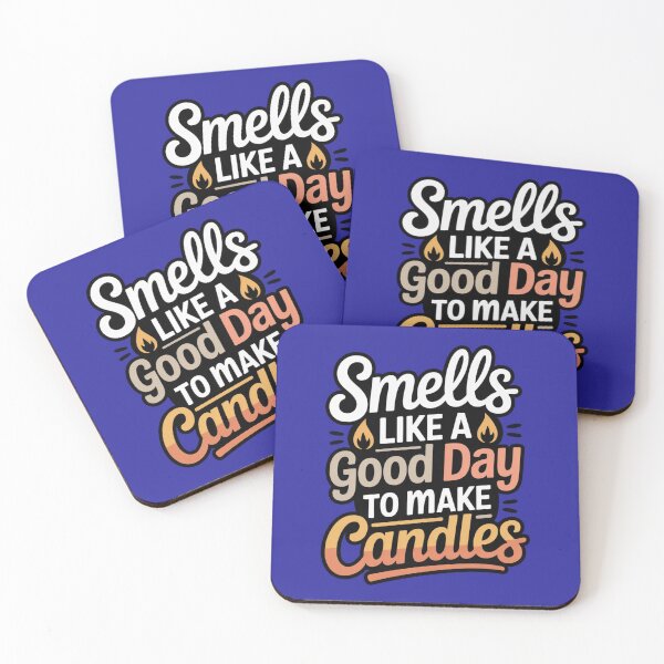 Item preview, Smells Like a Good Day to Make Candles - Candle Making Typography Design designed and sold by Timeless Design.