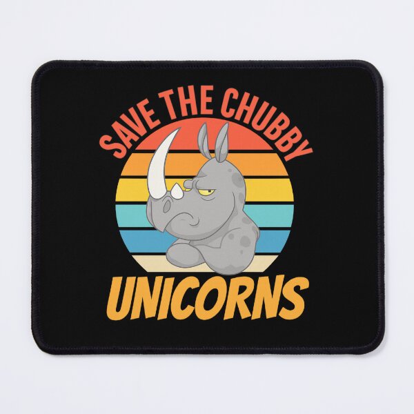 Item preview, Save the Chubby Unicorns Retro Cartoon Rhino designed and sold by haitrieuic96.