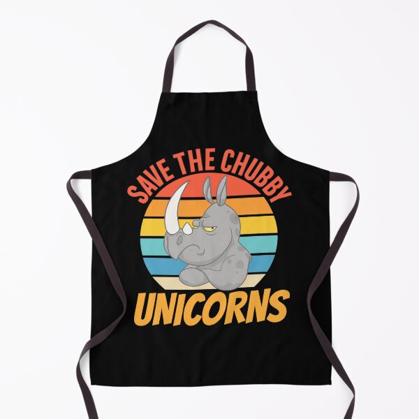 Item preview, Save the Chubby Unicorns Retro Cartoon Rhino designed and sold by haitrieuic96.