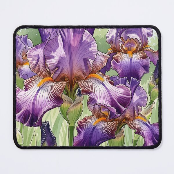 Item preview, Smoky Dawn Irises designed and sold by BYnomi.