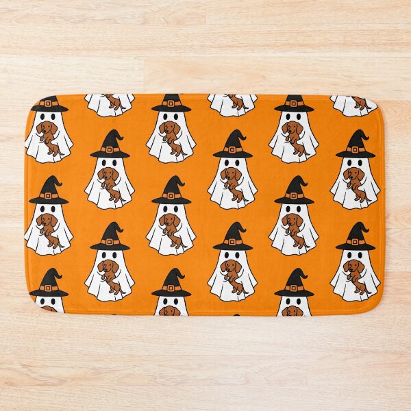 Item preview, Dachshund Dog Halloween Ghost Witch Hat Mom Dad Kids designed and sold by FurryHavenPH.