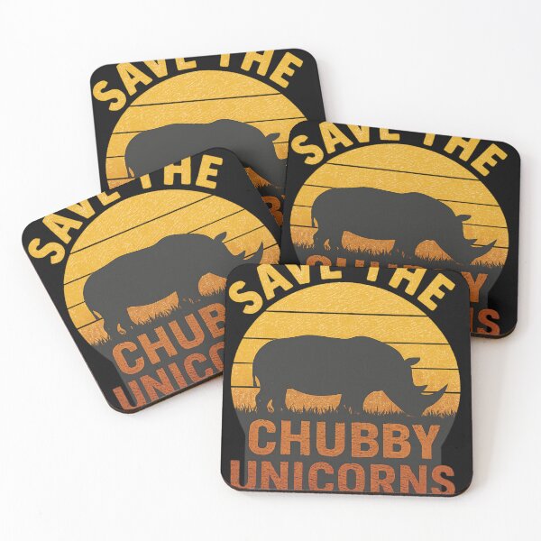 Item preview, Save the Chubby Unicorns Rustic Rhino Design designed and sold by haitrieuic96.