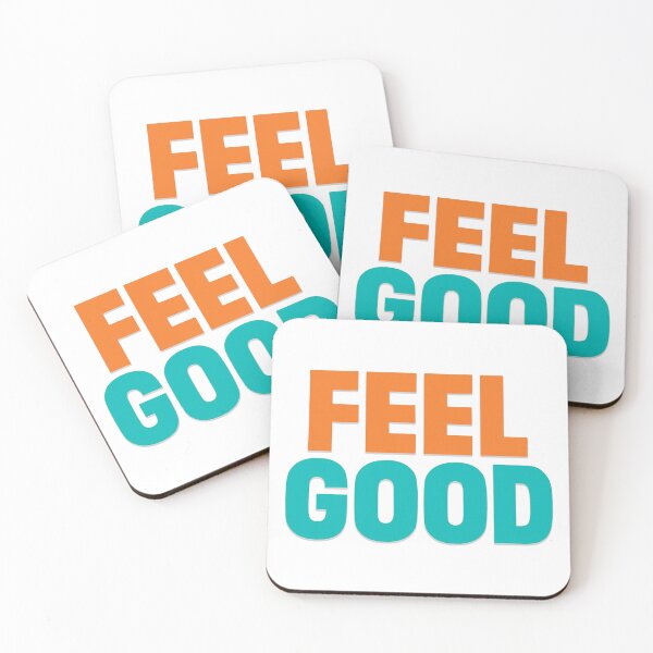 Item preview, Minimalist “Feel Good” Slogan – Chunky Retro Bold Typography Art designed and sold by graphicbidu.