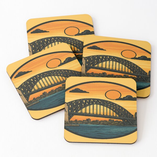 Item preview, Epic Sunset Over Sydney Harbour Bridge  designed and sold by Brontox.