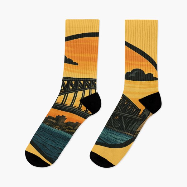 Item preview, Epic Sunset Over Sydney Harbour Bridge  designed and sold by Brontox.
