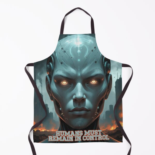 Item preview, Humans Must Remain in Control – Apocalyptic AI Domination designed and sold by smitke.