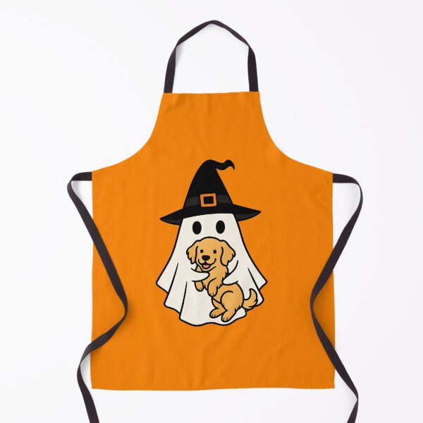 Item preview, Golden Retriever Dog Halloween Ghost Witch Hat Mom Dad Kids designed and sold by FurryHavenPH.