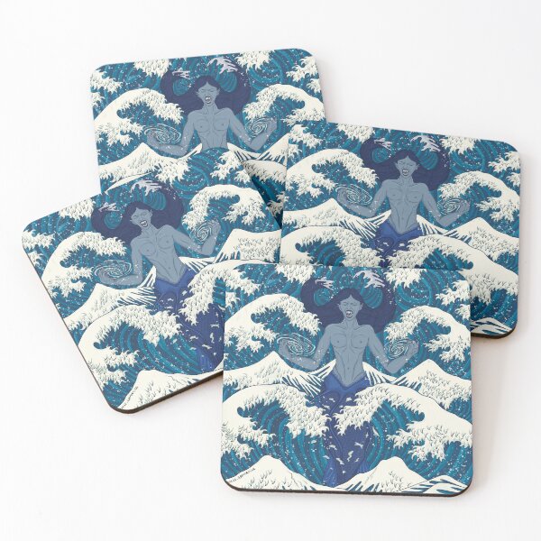 Item preview, Great wave tsunami mermaid - Mermay  designed and sold by SorceressApprentice.